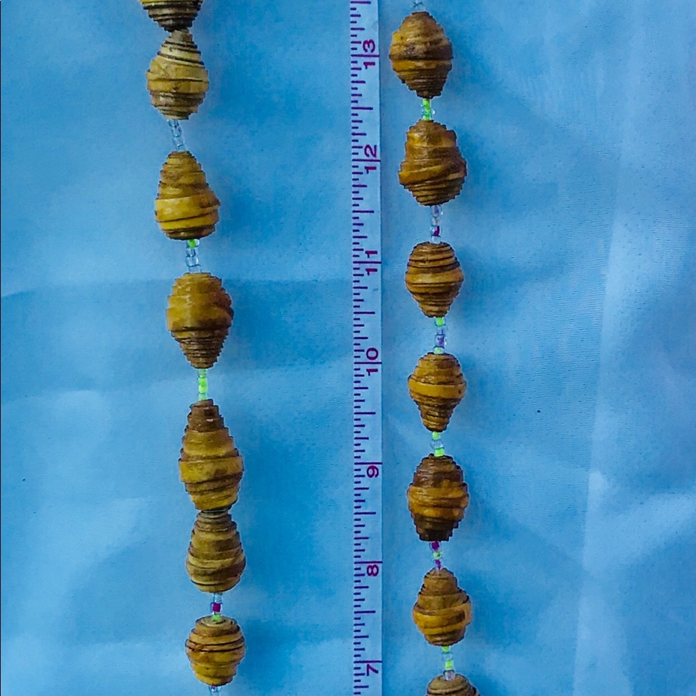 Handcrafted Necklace,  unique Handmade Beads.